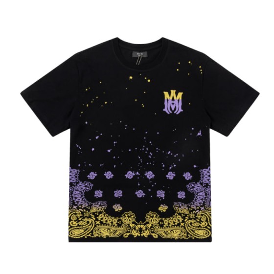 AMIRI Bandana Gradient Logo T-Shirt